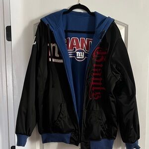 NFL Black and Blue Bomber Jacket